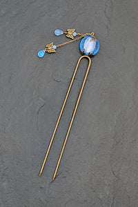 Epingle PAPILLON bleu - Fleurs d'Ascenseurs