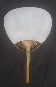 Eventail japonais UCHIWA ciel - Fleurs d'Ascenseurs