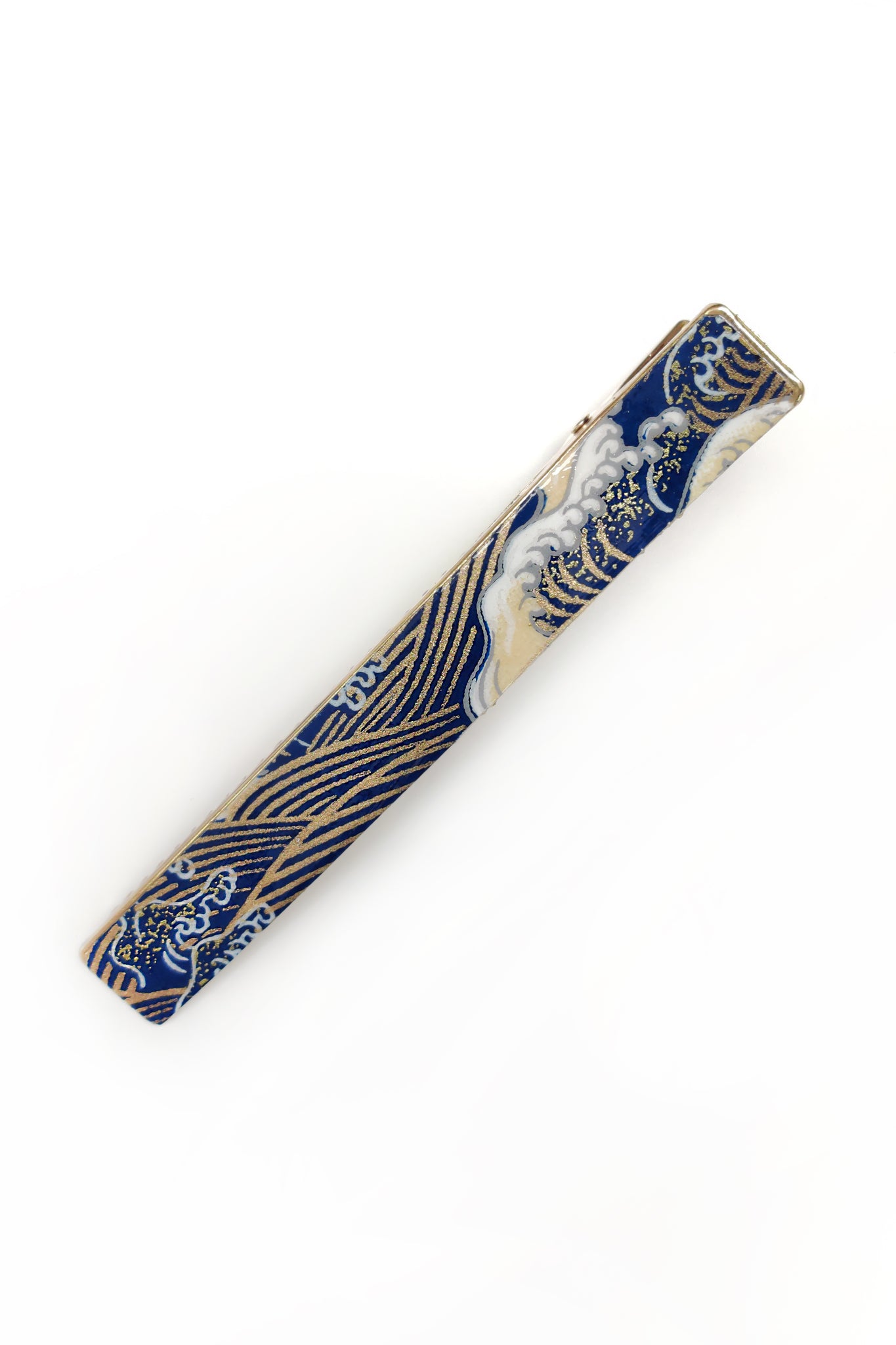 Grande Pince Pélican WASHI Vague bleue
