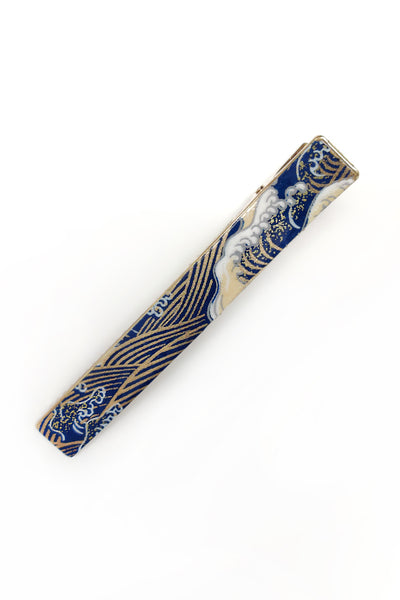 Grande Pince Pélican WASHI Vague bleue