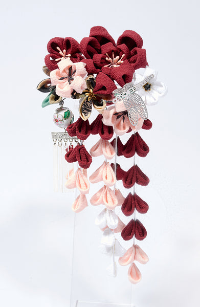 Grande épingle Kanzashi MADELINE - Fleurs d'Ascenseurs