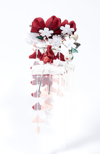 Grande épingle Kanzashi MADELINE - Fleurs d'Ascenseurs