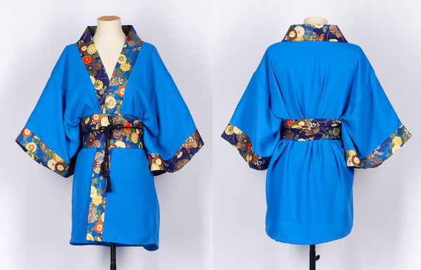 Kimono HIME Klimt bleu
