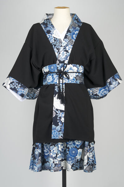 Kimono HIME Grues argent - Fleurs d'Ascenseurs