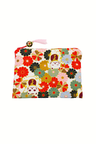 Trousse MOON Maneki neko - Fleurs d'Ascenseurs