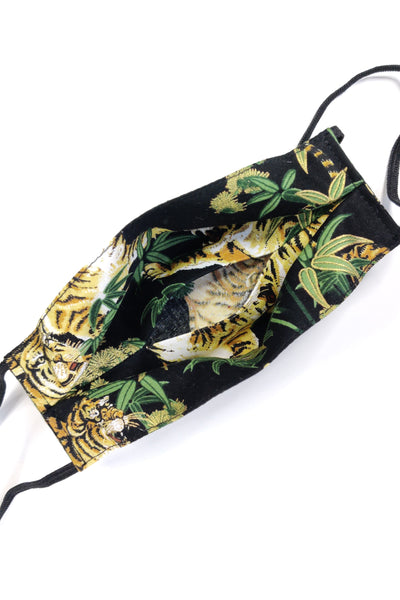 Masque de protection AFNOR en tissu Tigre noir