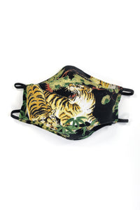 Masque de protection AFNOR en tissu Tigre noir