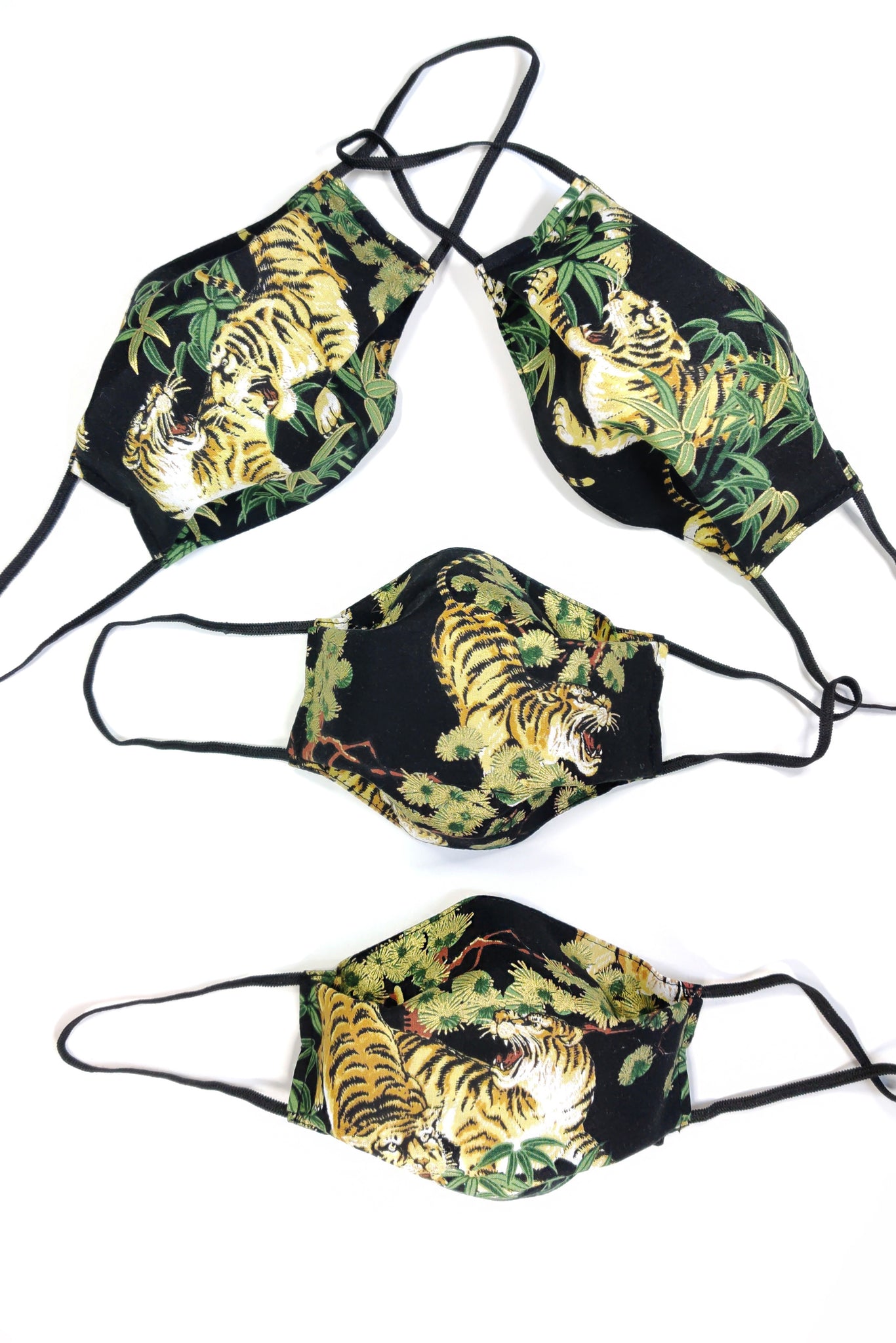 Masque de protection AFNOR en tissu Tigre noir