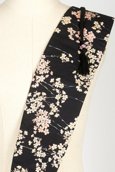 Ceinture OBI Sakura noir
