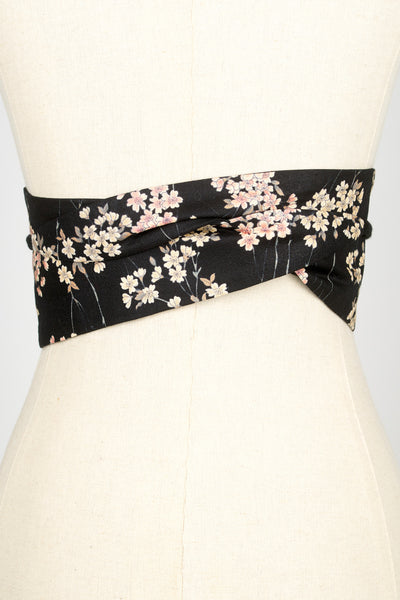 Ceinture OBI Sakura noir