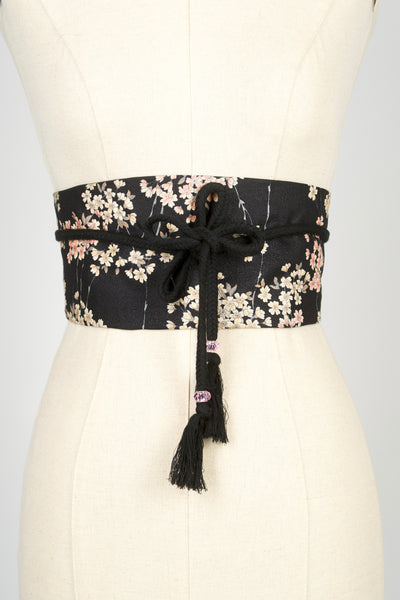 Ceinture OBI Sakura noir
