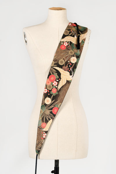 Ceinture OBI Grues dans les pins - Fleurs d'Ascenseurs