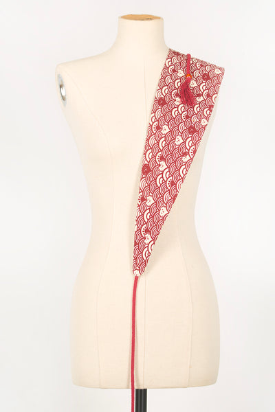 Ceinture OBI Neko bordeaux - Fleurs d'Ascenseurs