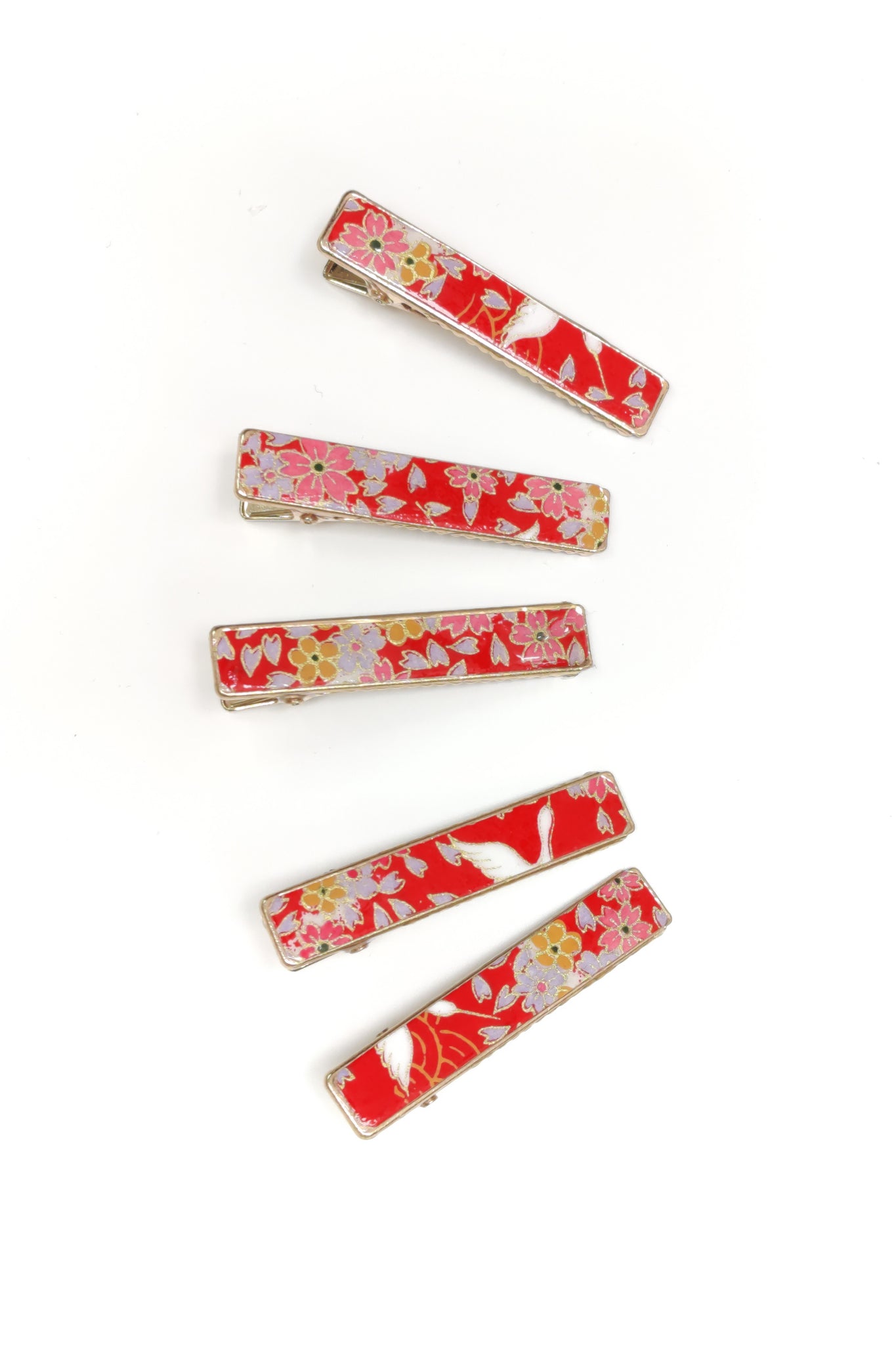 Petite pince WASHI Grues rouge