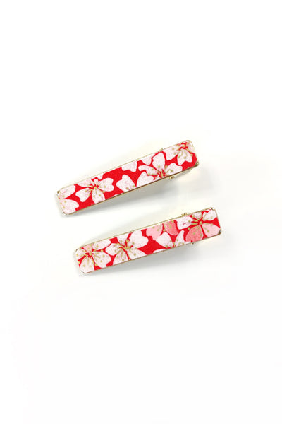 Petite pince WASHI Cerisier rouge