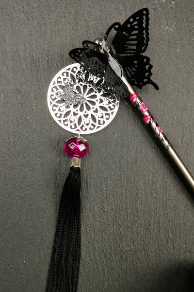 Pic à cheveux LE TEMPS S'ENVOLE - Fleurs d'Ascenseurs