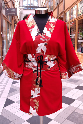 Kimono HIME Grues royales