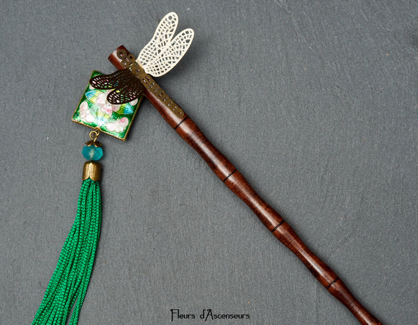 Pic à cheveux FUMETERRE - Fleurs d'Ascenseurs