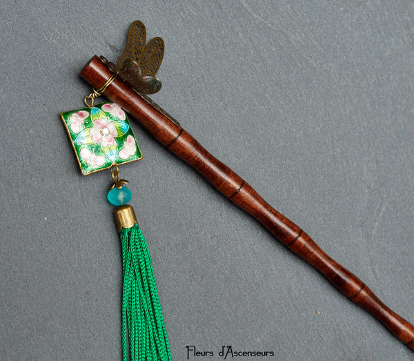 Pic à cheveux FUMETERRE - Fleurs d'Ascenseurs