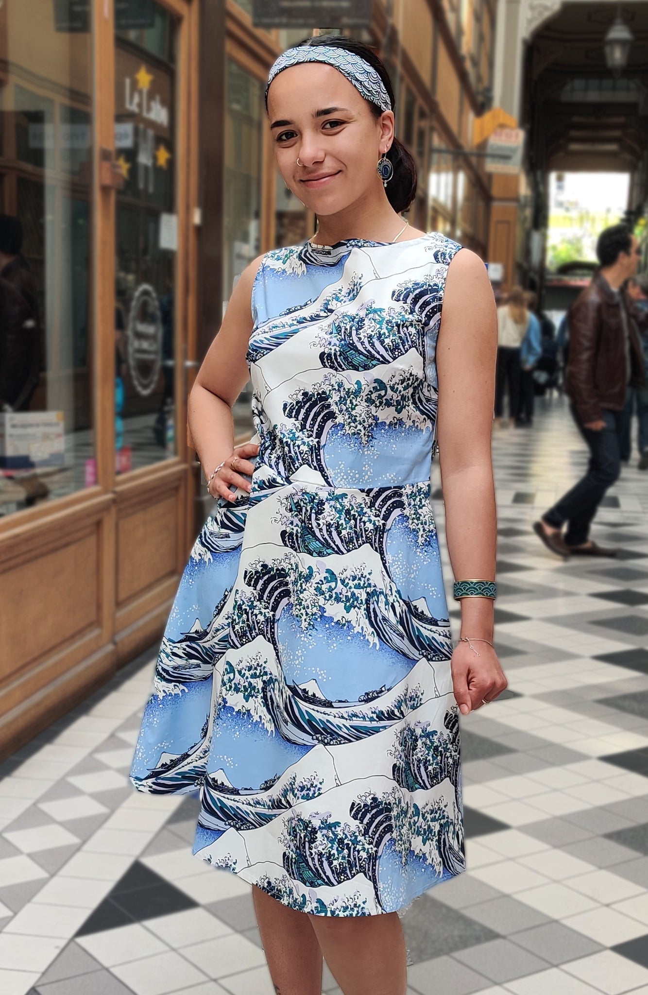 Robe VAGUE - Fleurs d'Ascenseurs