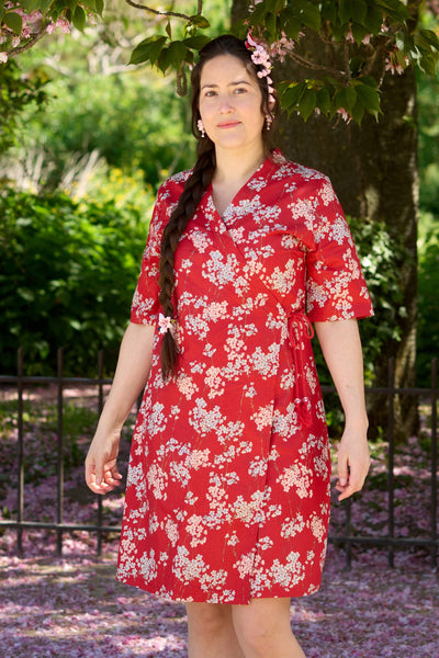 Robe japonaise YUKATA - Fleurs d'Ascenseurs
