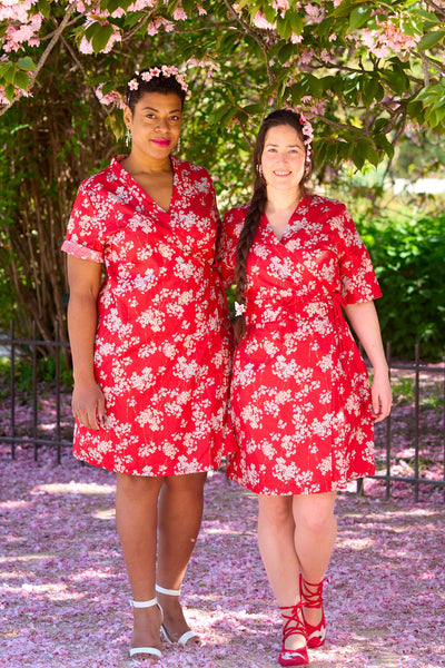 Robe japonaise CAPUCINE - Fleurs D'Ascenseurs