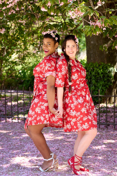 Robe japonaise YUKATA - Fleurs d'Ascenseurs