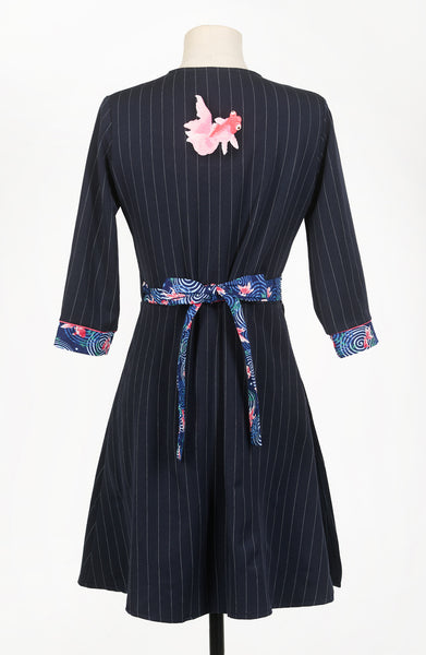 Robe ZOE Poissons rouges - Fleurs d'Ascenseurs