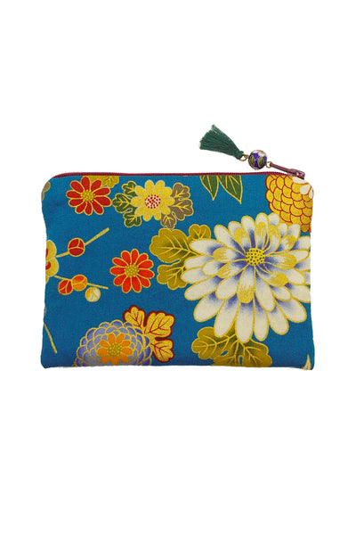 Trousse MOON Hanabi turquoise - Fleurs d'Ascenseurs