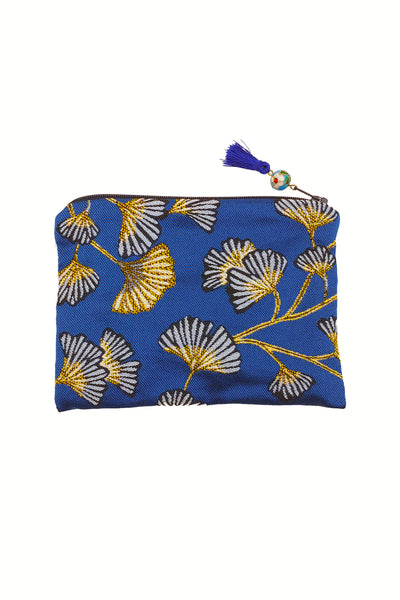 Trousse MOON Ginkgo pétrole - Fleurs d'Ascenseurs