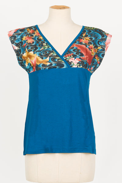 T-shirt NAOKO Rivière - Fleurs d'Ascenseurs