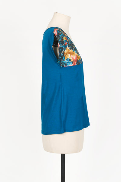 T-shirt NAOKO Rivière - Fleurs d'Ascenseurs