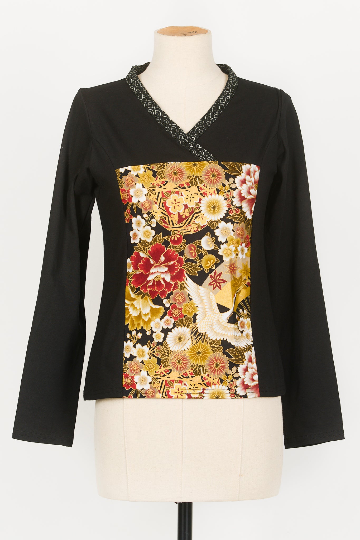 T-shirt à manches longues YOKO Kogane - Fleurs d'Ascenseurs