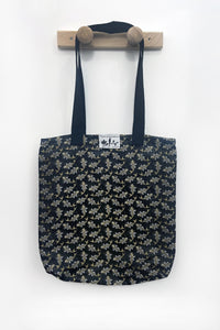 Sac totebag Carpes noires - Fleurs d'Ascenseurs