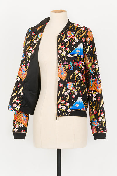 Veste bombers SHURI Kyoto - Fleurs d'Ascenseurs